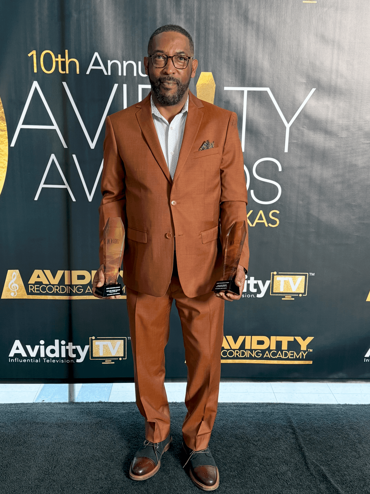 Garland 'Miche' Waller named 'Producer of the Year' & Dr. Alyn E. Waller named 'Male Traditional Artist of the Year' at the 10th Annual Avidity Awards 2025